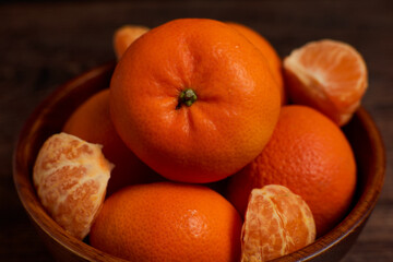mandarins in a basket