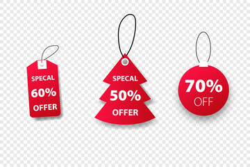 Discount offer sale banners. Best deal price stickers.
