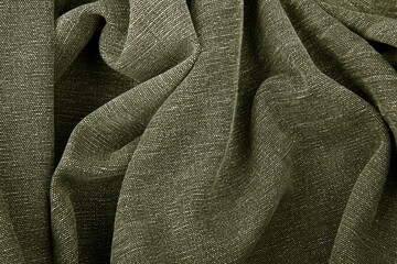 closeup of grey fabric wavy detailed texture background