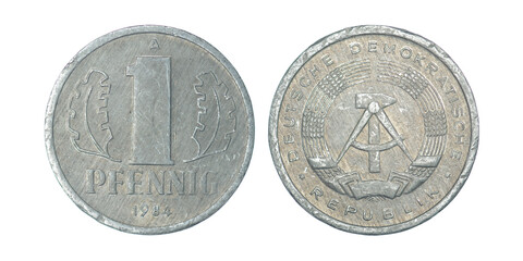 Germany -NRD 1 pfennig, 1984