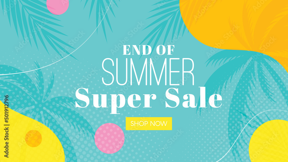 Wall mural Summer sale vector banner graphic vector