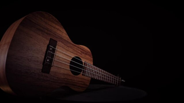 Ukulele on black background
Ukulele na czarnym tle