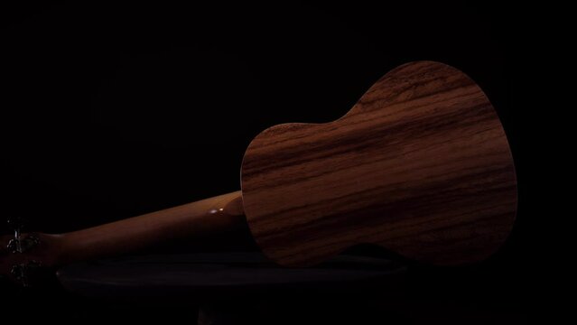 Ukulele on black background
Ukulele na czarnym tle