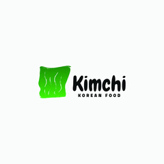 Fototapeta premium Kimchi Korean food logo icon vector design template. modern kimchi logo design vector illustration with gradient color, clean and unique styles.
