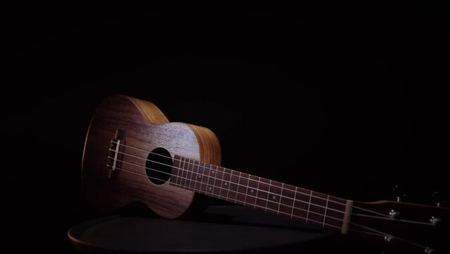 Ukulele on black background
Ukulele na czarnym tle