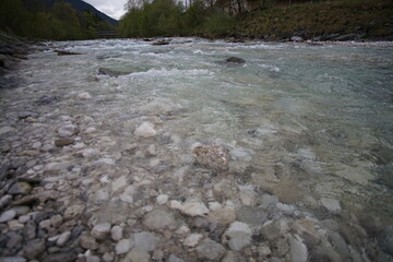 Die Isar in Mittenwald