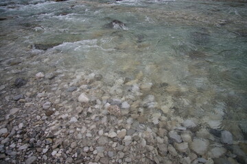 Die Isar in Mittenwald