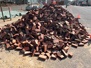pile of bricks