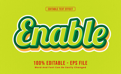 Editable Text Effects Enable Words and fonts can be changed
