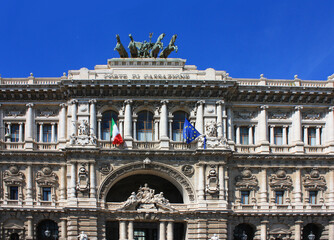 Fototapeta na wymiar Palace of Justice in Rome, Italy