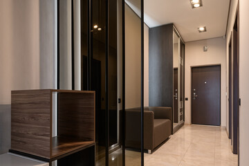 corridor in the apartment, antechamber, apartment interior
