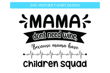 Mothers day svg vector t shirt design set