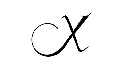 CX XC Images Illustrations Vectors letter