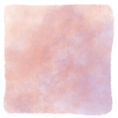 Orange, pink, and purple pastel watercolor sky texture background.