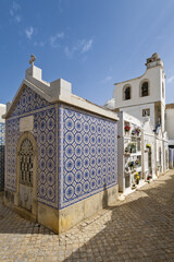 bell tower of the church of Fuseta, Portugal