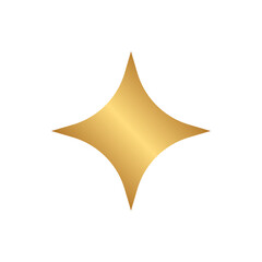 Shine icon with gold gradient