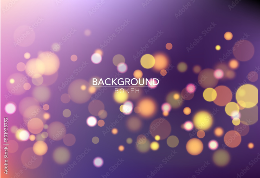 Wall mural abstract bokeh background, abstract colorful background,abstract background with bokeh