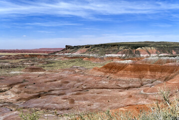 Arizona Petrified Forest - Puerco Pueblo View