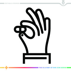 Line icon for experimental drug illustrations with editable strokes. This vector graphic has customizable stroke width.