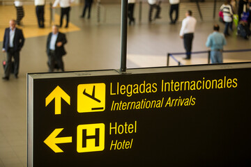 Aeropuerto internacional Jorge Chávez en la ciudad de Lima - Perú