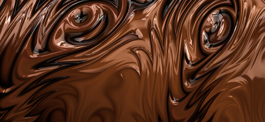  abstract fractal background, wallpaper with a curved digital colorful spiral