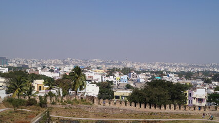Obraz premium Golconda Fort - view of the city