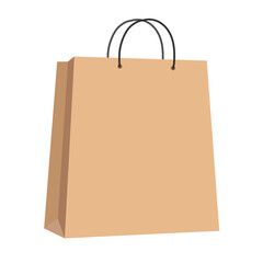 blank paper shopping bag isolate on white background use for advertising jpg images

