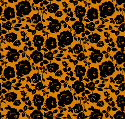 Seamless flowers pattern, floral print.