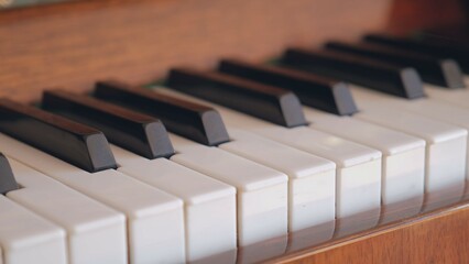 White and Black Classic Piano Keys