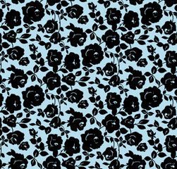 Fototapeta premium Seamless flowers pattern, floral print.