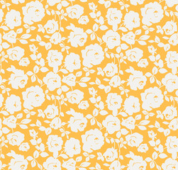 Seamless flowers pattern, floral print.