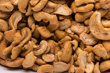 Castanhas de caju, em 28 de fevereiro de 2022, em Cuiabá, Mato Grosso.