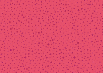 Pink Cross hospital medical icon isolated seamless pattern on magenta background. First aid. Diagnostics symbol.