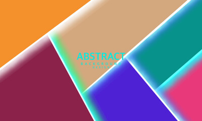 Colorful geometric background. Stylish gradient shape composition. Cool background design for posters. vector illustration