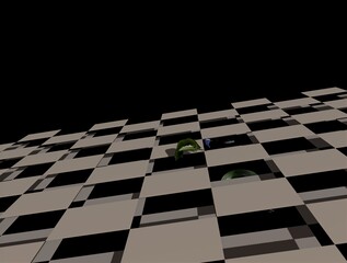 Imaginatory fractal abstract background Image