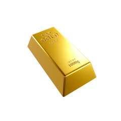 Gold bars. Money saving concept. Investing in gold. 3D Illustration.