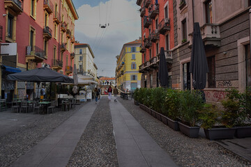 Fototapeta na wymiar Street Milan