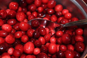 Homemade cranberry sauce