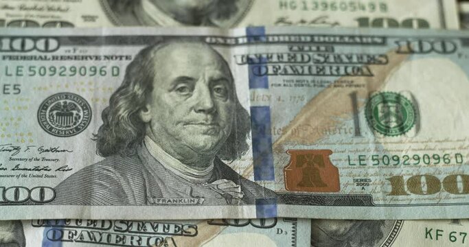 focus shift New Jefferson 100 dollar bill 4k