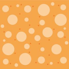 Orange Circles Seamless Pattern