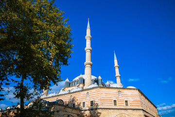 Fototapeta na wymiar Selimiye Mosque in Edirne. Landmarks of Turkey