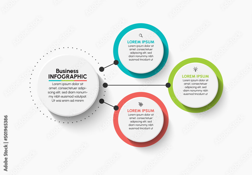 Wall mural business data visualization. timeline infographic icons designed for abstract background template mi