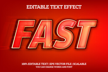 fast editable text effect