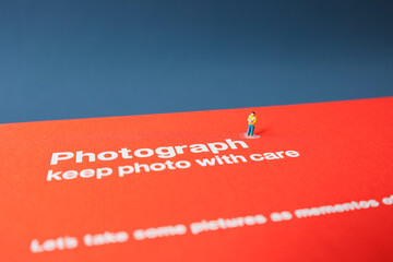 Photographers and photo album.