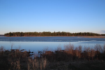 Evening On The Astotin, Elk Island National Park, Alberta