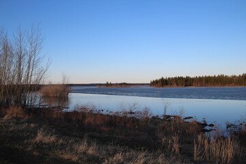 reflection in the water, Elk Island National Park, Alberta
