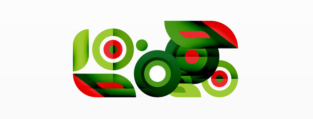 Rings and circles geometric abstract background for wallpaper, banner, backdrop