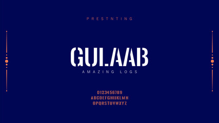 vector stock classic number and font style elegant alphabets letters font style lettering minimal fashion designs typography color combination