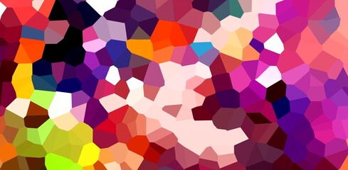 abstract colorful geometric random polygon hexagon triangle shape palette background