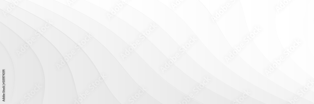 Aufkleber abstract white wavy curve texture background. website, banner and brochure background. vector illust